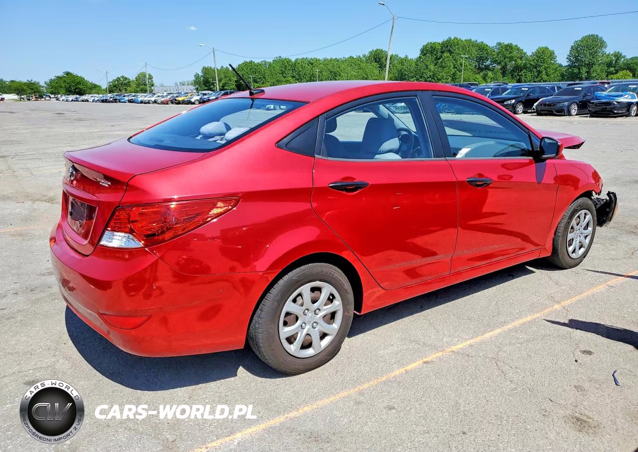 2012 Hyundai Accent Gls VIN:KMHCT4AE1CU072789 - 3