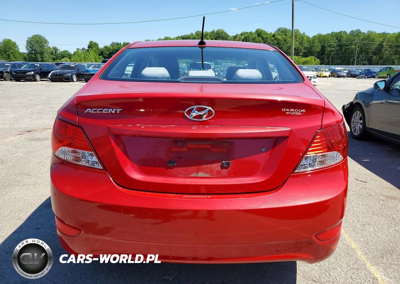 2012 Hyundai Accent Gls VIN:KMHCT4AE1CU072789 - 6