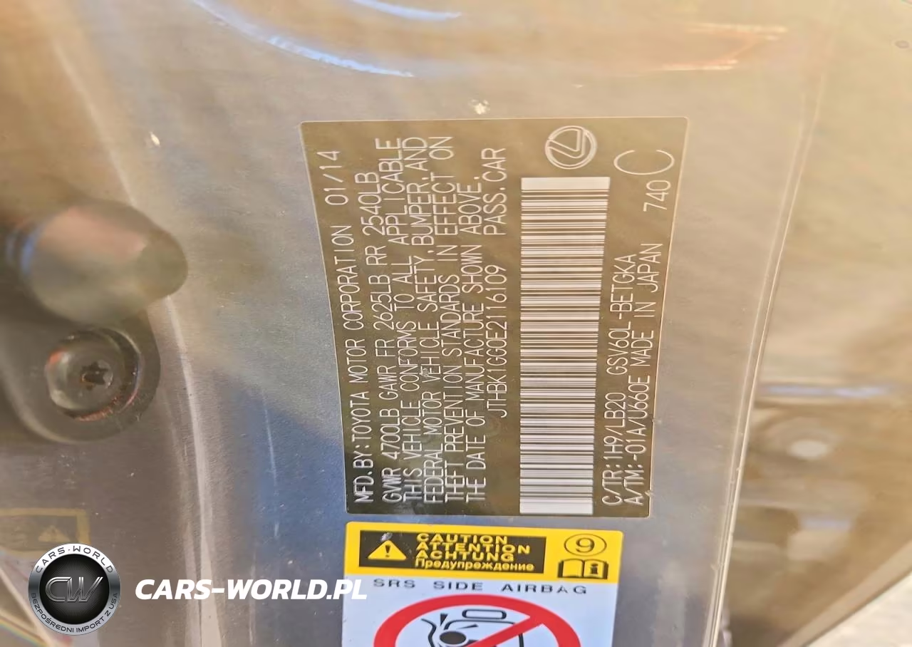 2014 Lexus Es 350 VIN:JTHBK1GG0E2116109 - 12