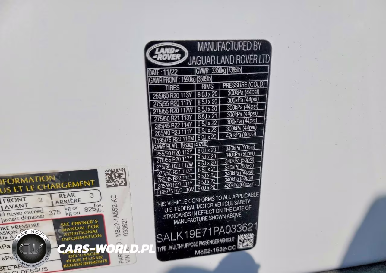 2023 Land Rover Range Rover Autobiography VIN:SALK19E71PA033621 - 14