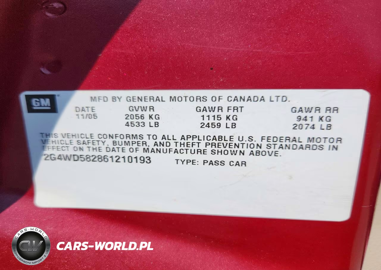 2006 Buick Lacrosse Cxl VIN:2G4WD582861210193 - 12