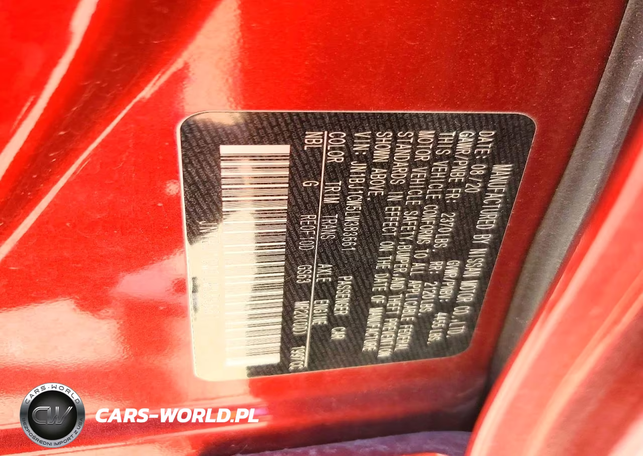 2020 Nissan Rogue Sport Sv VIN:JN1BJ1CW5LW383661 - 14