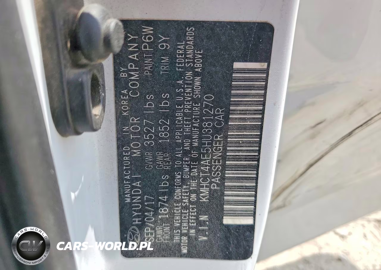 2017 Hyundai Accent Se VIN:KMHCT4AE5HU381270 - 12