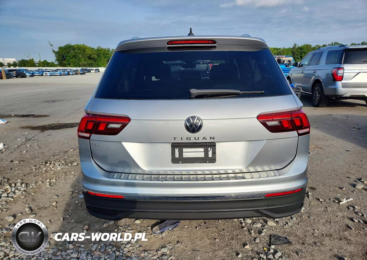 2022 Volkswagen Tiguan Se VIN:3VV3B7AX6NM020092 - 6