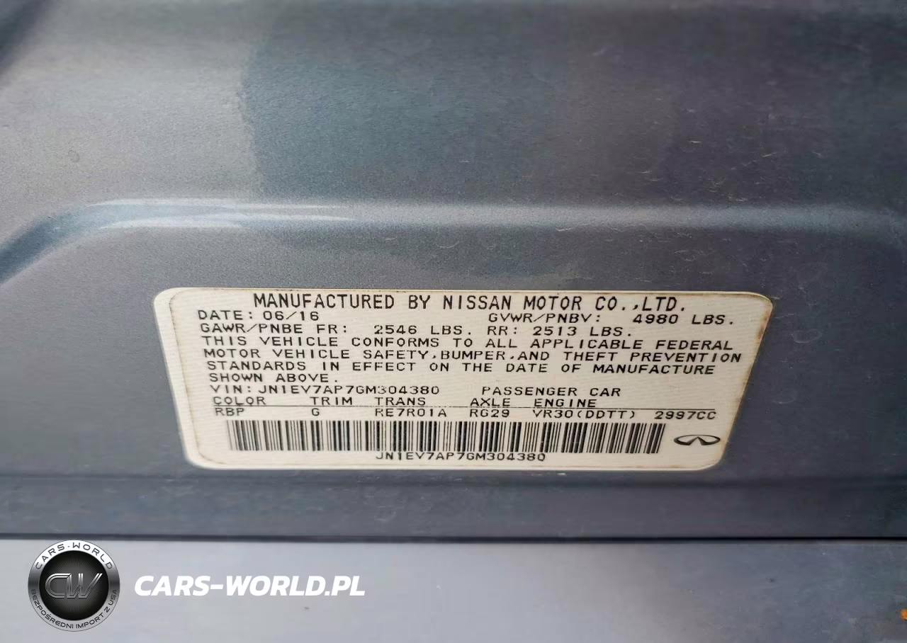 2016 Infiniti Q50 3.0T Premium VIN:JN1EV7AP7GM304380 - 13