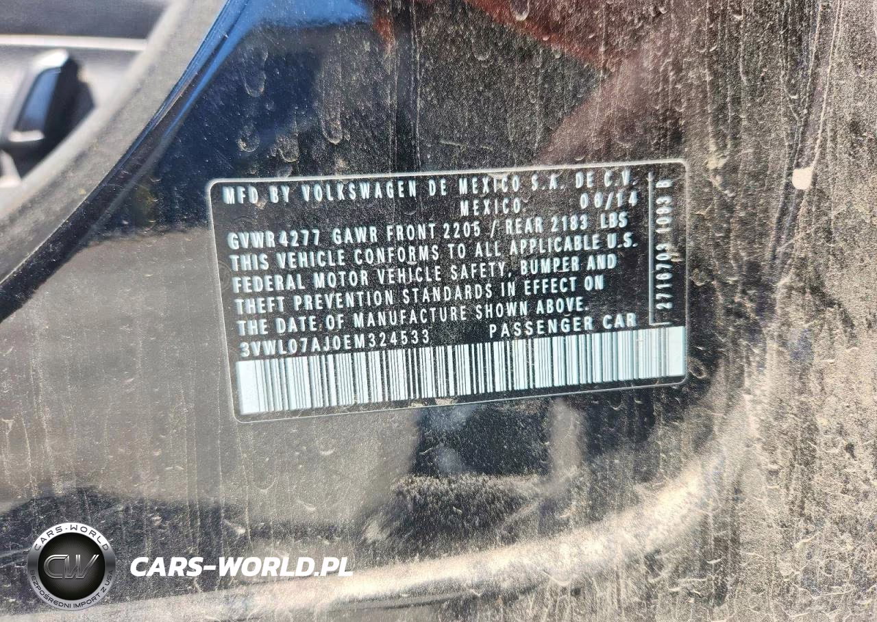2014 Volkswagen Jetta Sel VIN:3VWL07AJ0EM324533 - 12