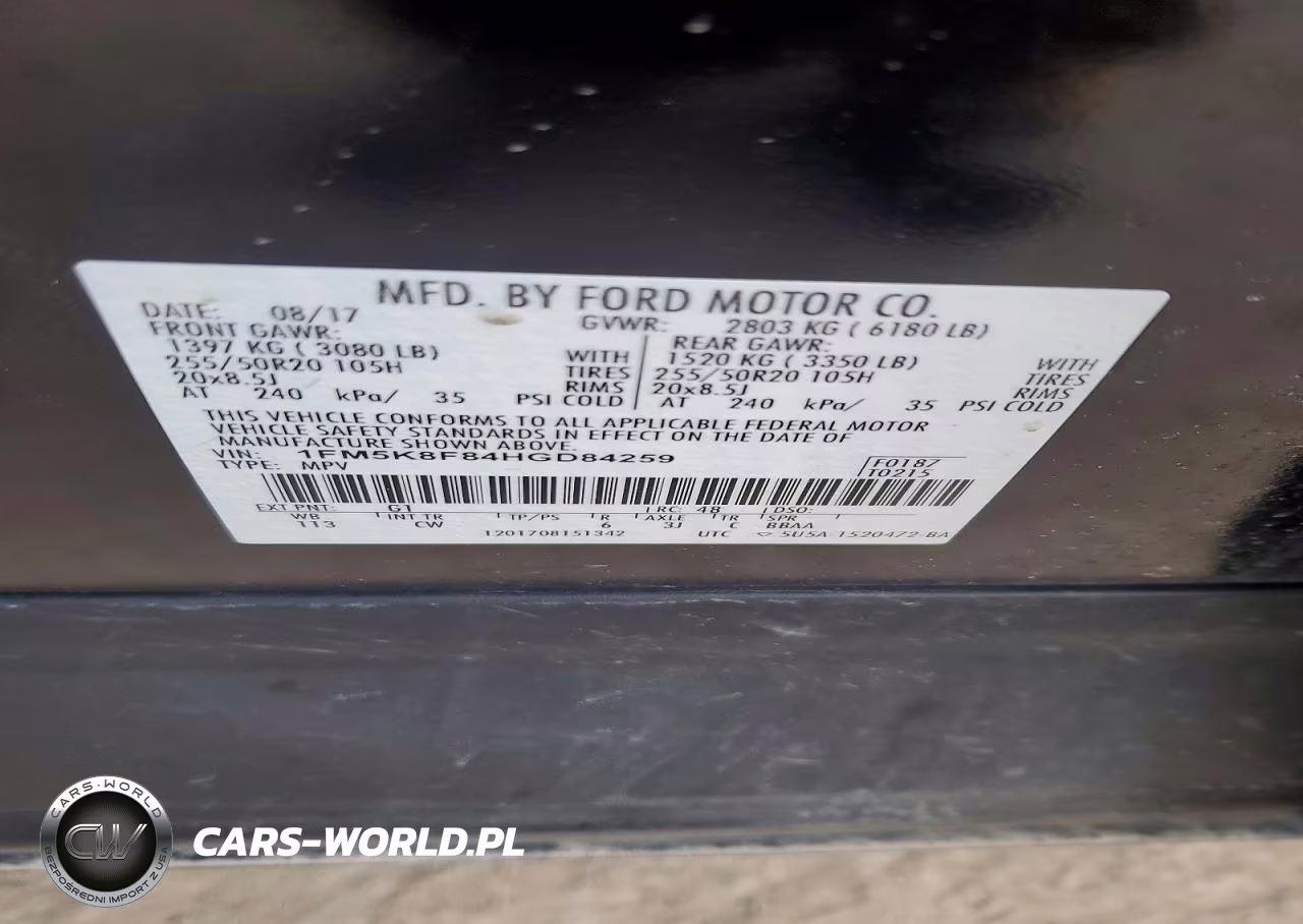 2017 Ford Explorer Limited VIN:1FM5K8F84HGD84259 - 13