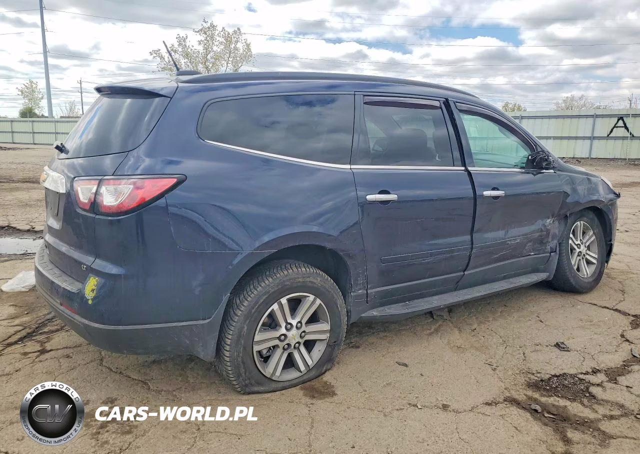 2017 Chevrolet Traverse Lt VIN:1GNKRHKD6HJ309336 - 3
