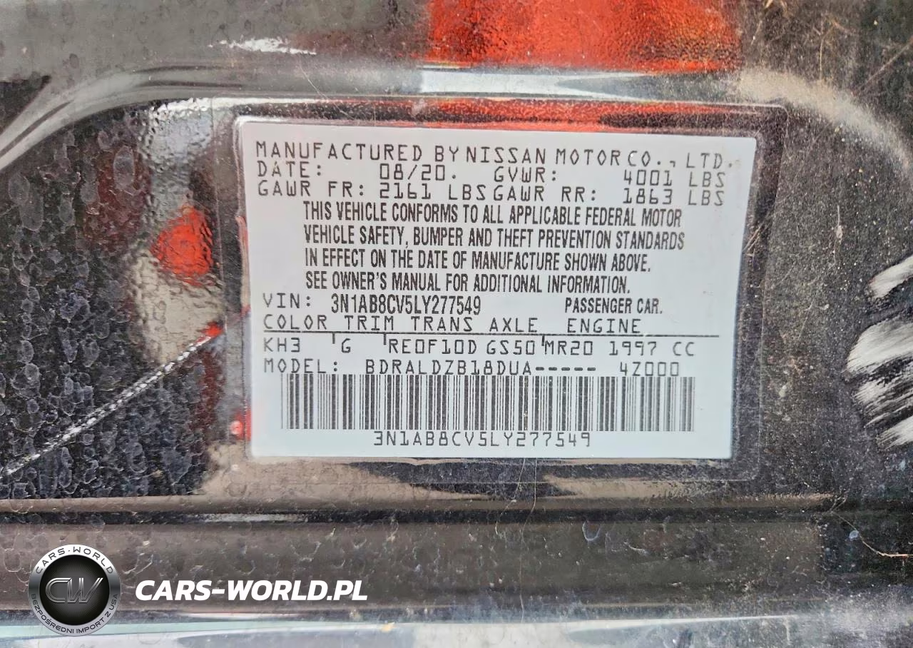 2020 Nissan Sentra Sv VIN:3N1AB8CV5LY277549 - 12