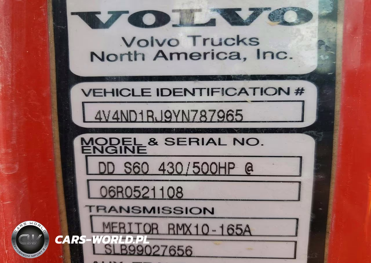 2000 Volvo Vnl Semi Truck VIN:4V4ND1RJ9YN787965 - 10