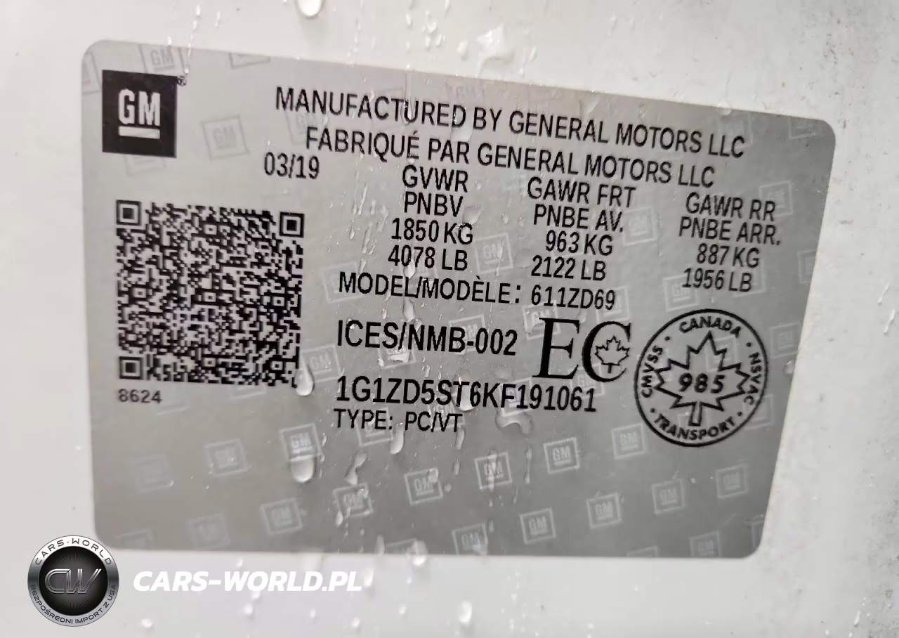 2019 Chevrolet Malibu Lt VIN:1G1ZD5ST6KF191061 - 12