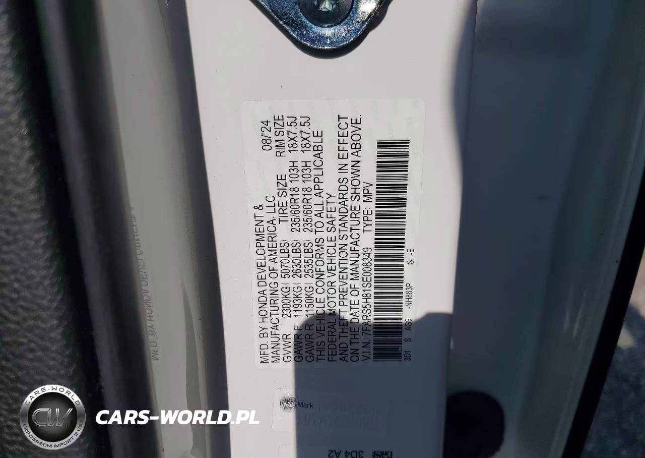 2025 Honda Cr-V Sport-L VIN:7FARS5H81SE008349 - 13