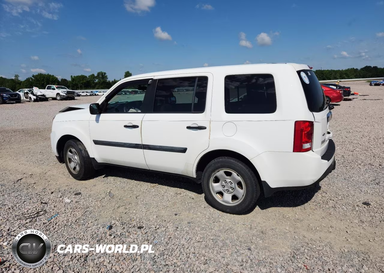 2014 Honda Pilot Lx VIN:5FNYF4H25EB028724 - 2