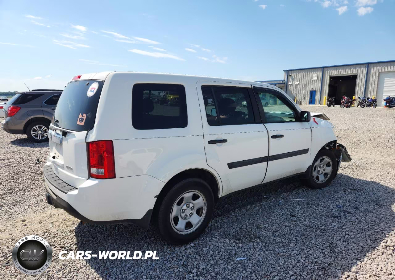2014 Honda Pilot Lx VIN:5FNYF4H25EB028724 - 3