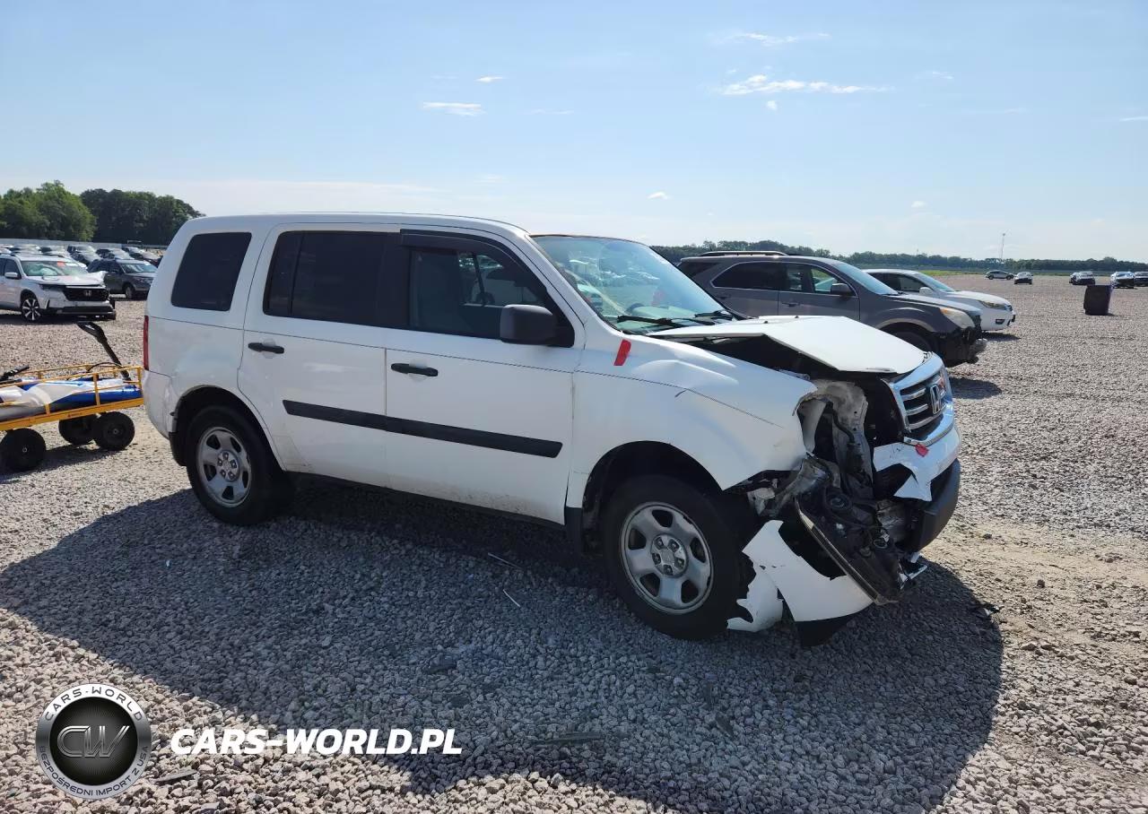 2014 Honda Pilot Lx VIN:5FNYF4H25EB028724 - 4