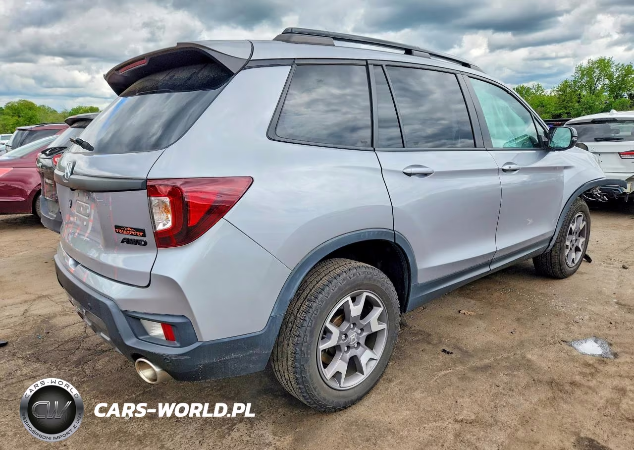 2022 Honda Passport Trail Sport VIN:5FNYF8H65NB015630 - 3