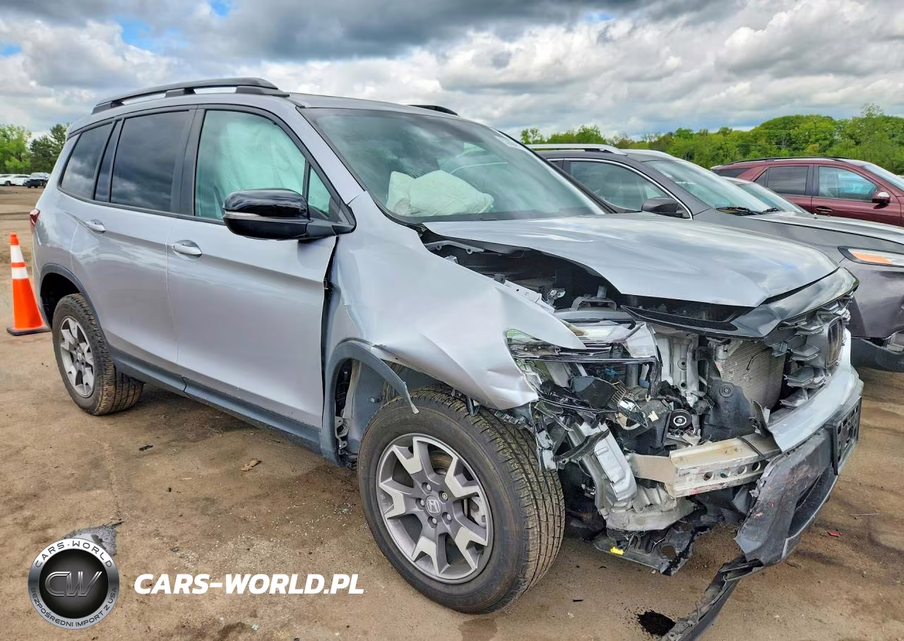 2022 Honda Passport Trail Sport VIN:5FNYF8H65NB015630 - 4