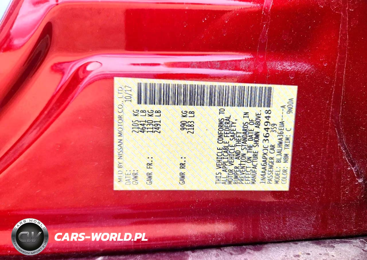 2018 Nissan Maxima Platinum VIN:1N4AA6APXJC364948 - 12