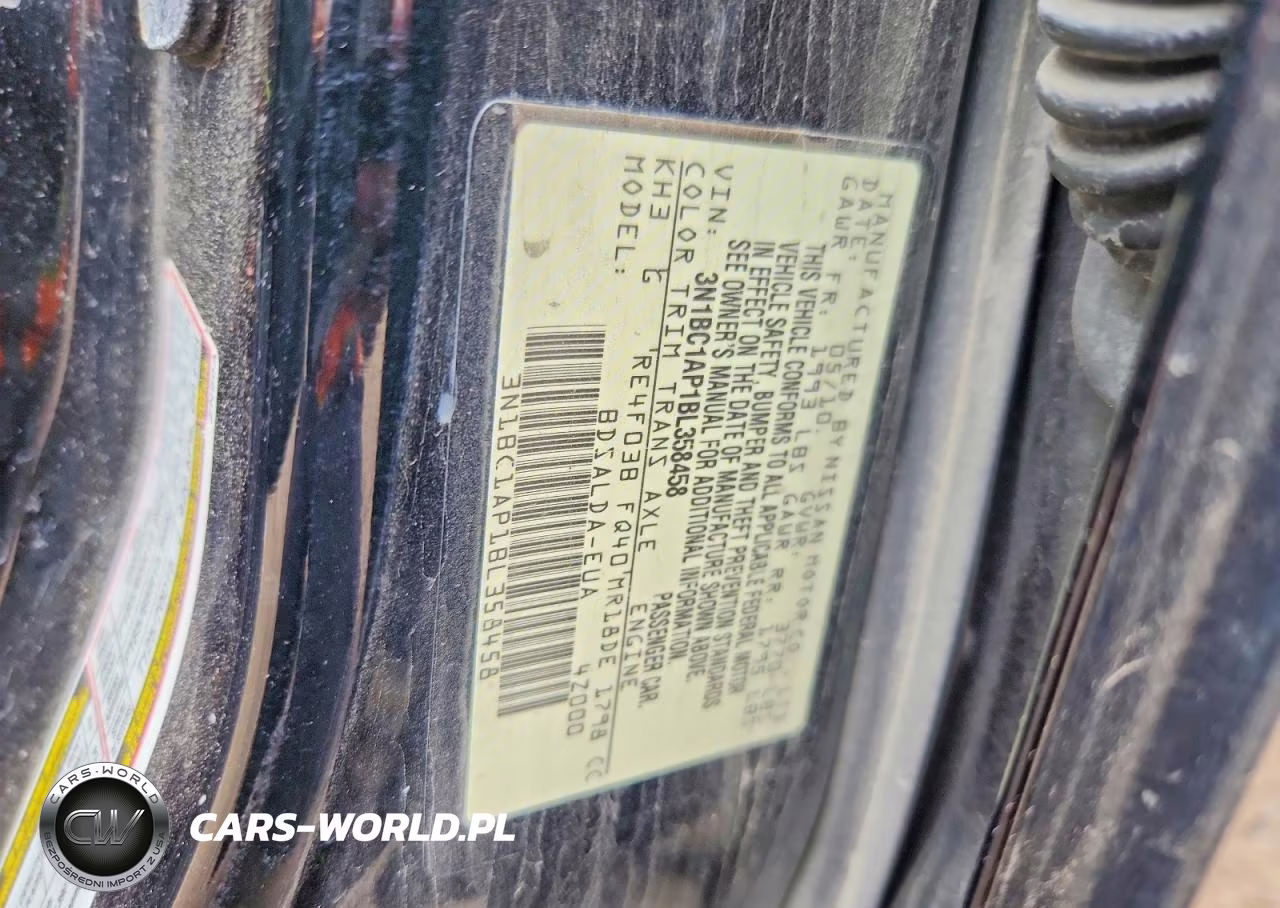2011 Nissan Versa 1.8 S VIN:3N1BC1AP1BL358458 - 12
