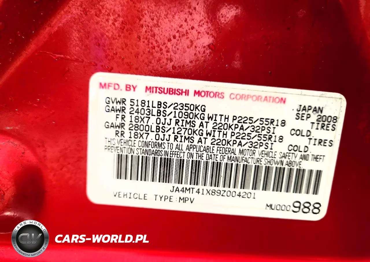 2009 Mitsubishi Outlander Xls VIN:JA4MT41X89Z004201 - 12