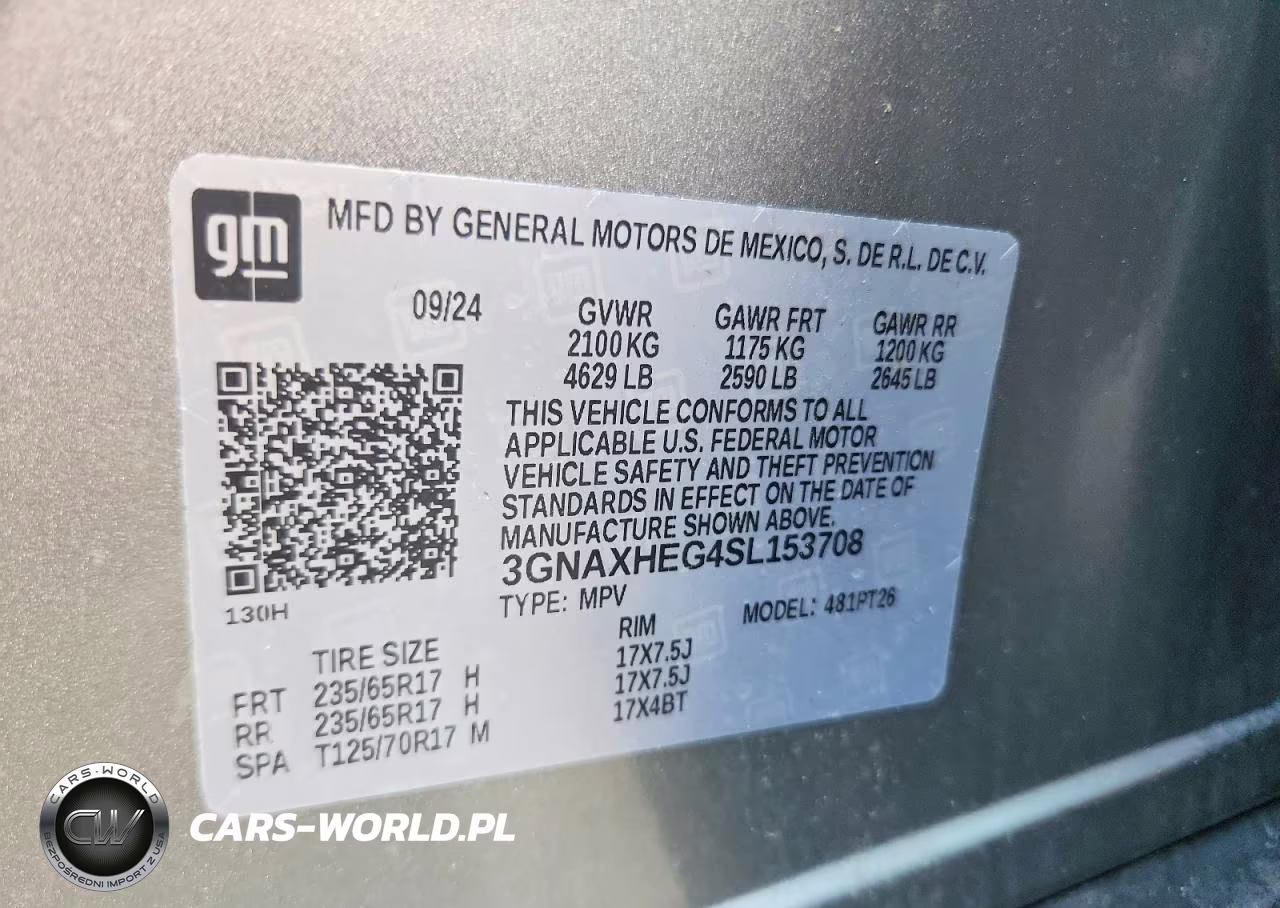 2025 Chevrolet Equinox Lt VIN:3GNAXHEG4SL153708 - 14