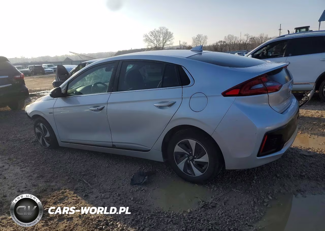 2017 Hyundai Ioniq Hybrid Sel VIN:KMHC75LCXHU024771 - 2