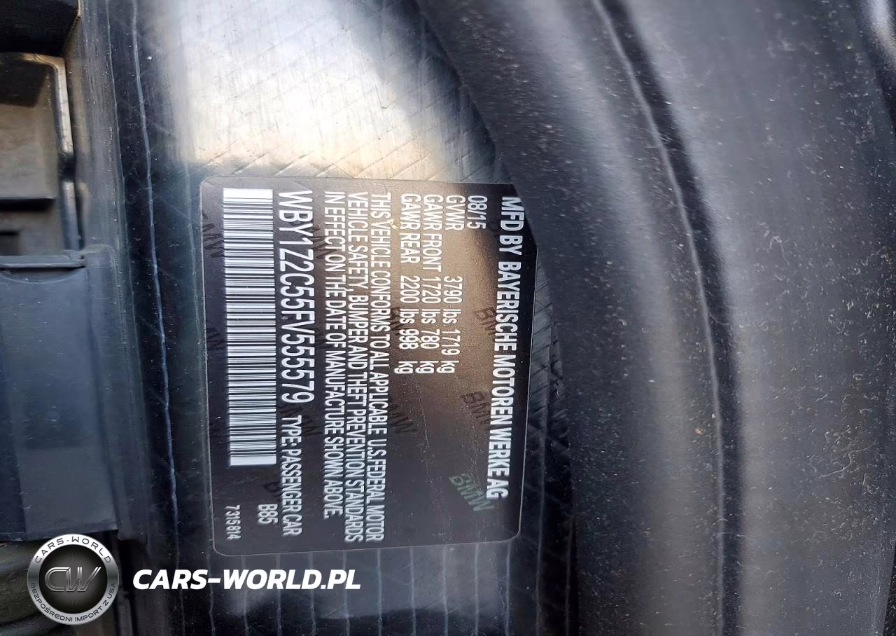 2015 BMW I3 Bev VIN:WBY1Z2C55FV555579 - 12