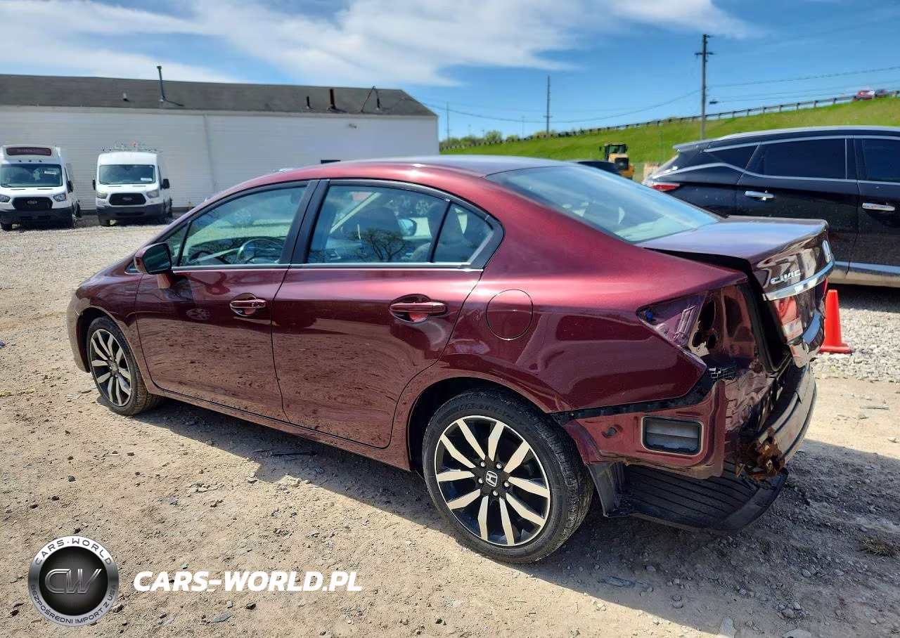 2015 Hond Civic VIN:19XFB2F92FE244612 - 2