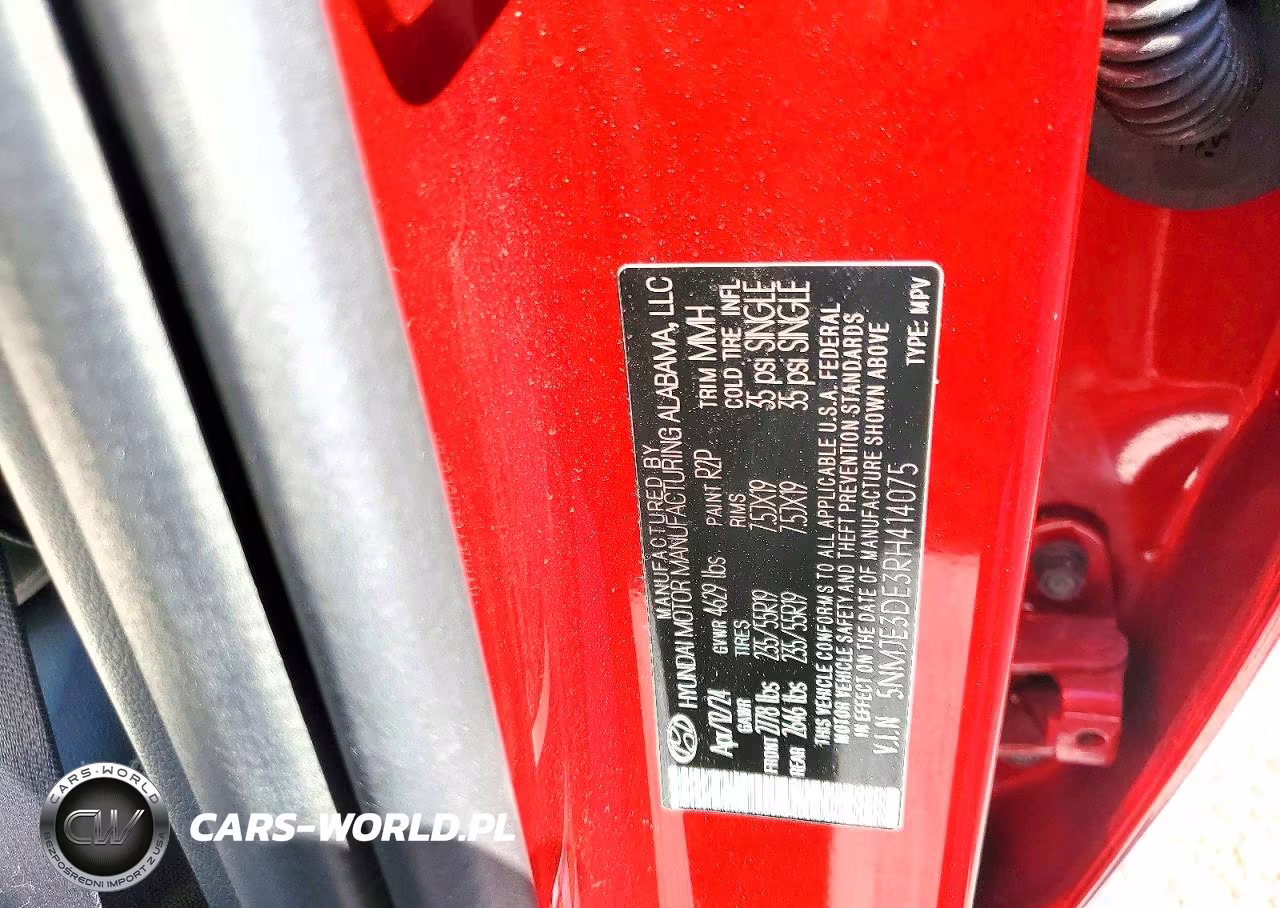 2024 Hyundai Tucson Limited VIN:5NMJE3DE3RH414075 - 13