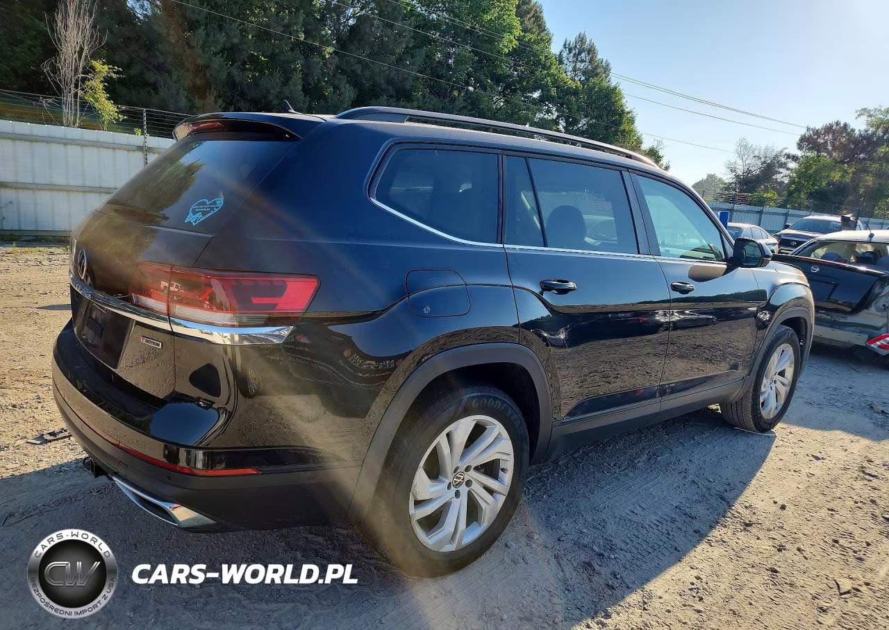 2021 Volkswagen Atlas Se VIN:1V2KP2CA3MC544614 - 3