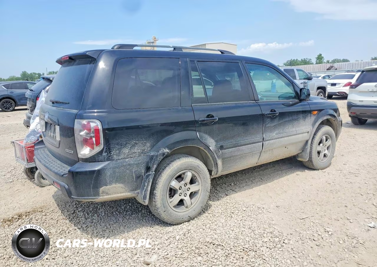 2007 Honda Pilot Exl VIN:5FNYF18677B007507 - 3