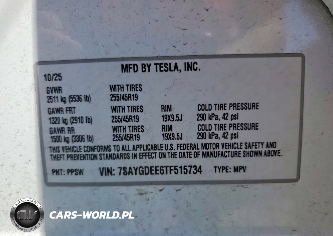 2026 Tesla Model Y VIN:7SAYGDEE6TF515734 - 13