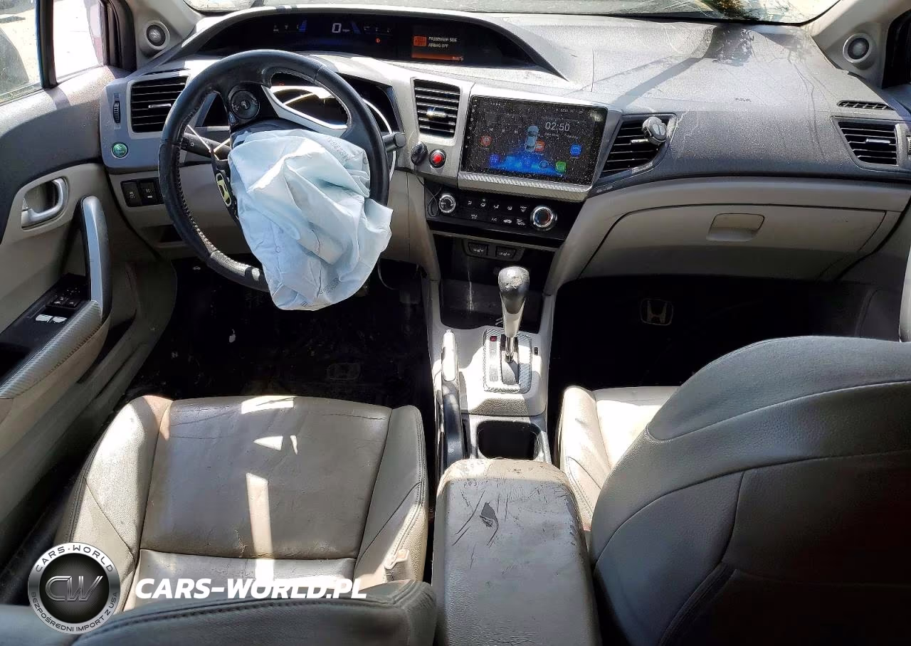 2012 Honda Civic Exl VIN:2HGFG3B11CH502000 - 8