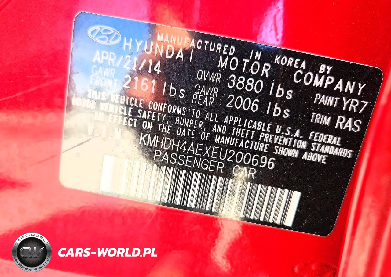 2014 Hyun Elantra VIN:KMHDH4AEXEU200696 - 12