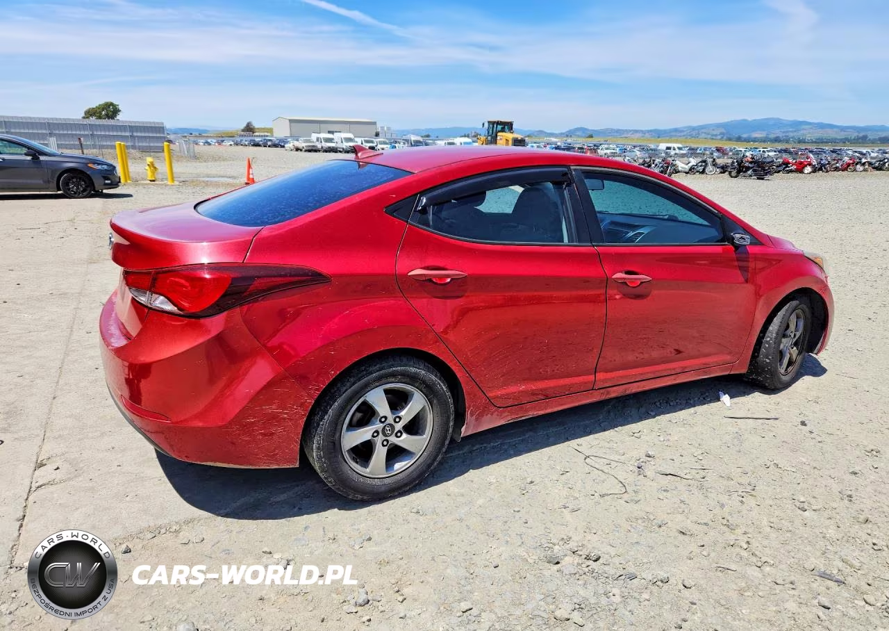 2014 Hyun Elantra VIN:KMHDH4AEXEU200696 - 3