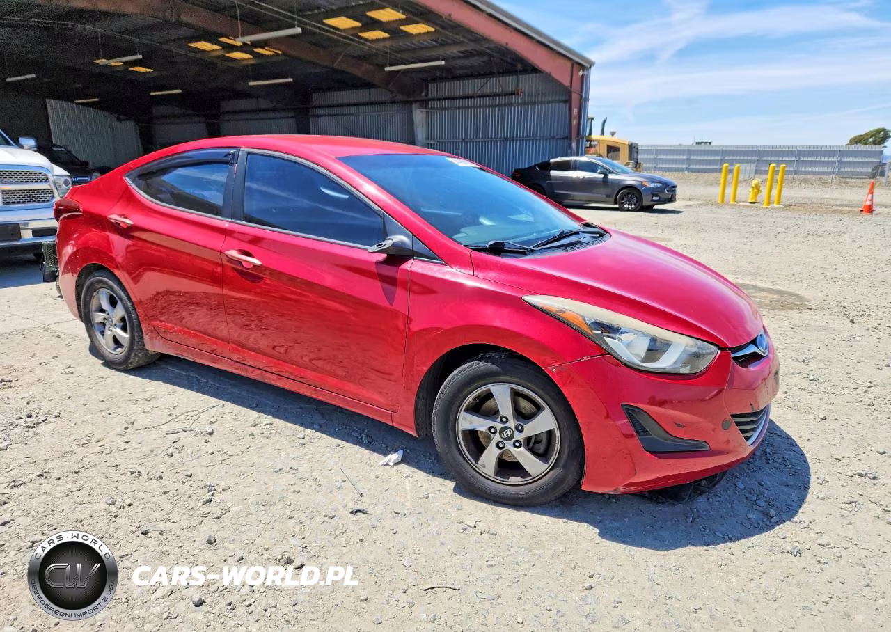2014 Hyun Elantra VIN:KMHDH4AEXEU200696 - 4
