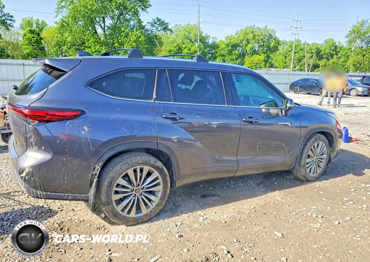 2022 Toyota Highlander Platinum VIN:5TDFZRBHXNS196413 - 3