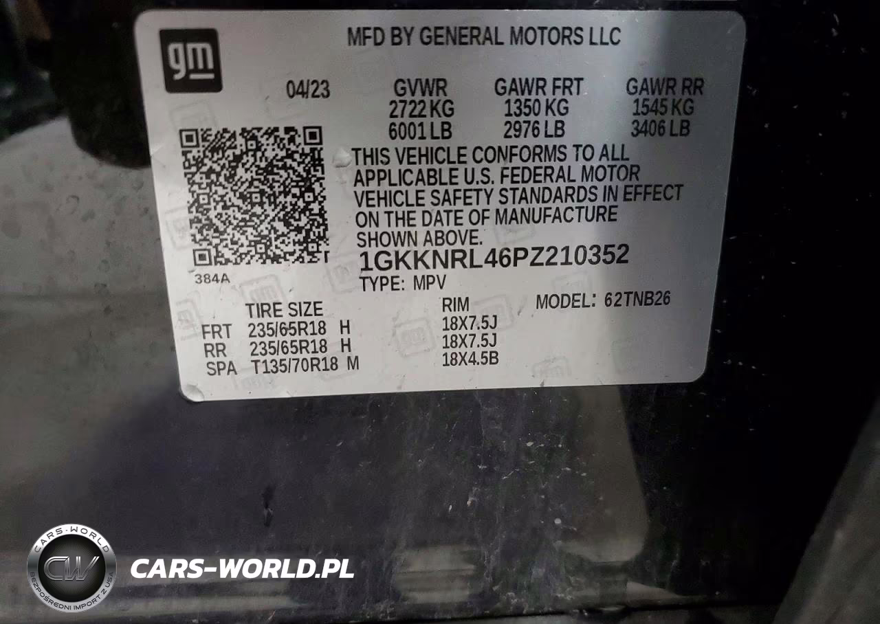 2023 GMC Acadia Sle VIN:1GKKNRL46PZ210352 - 13