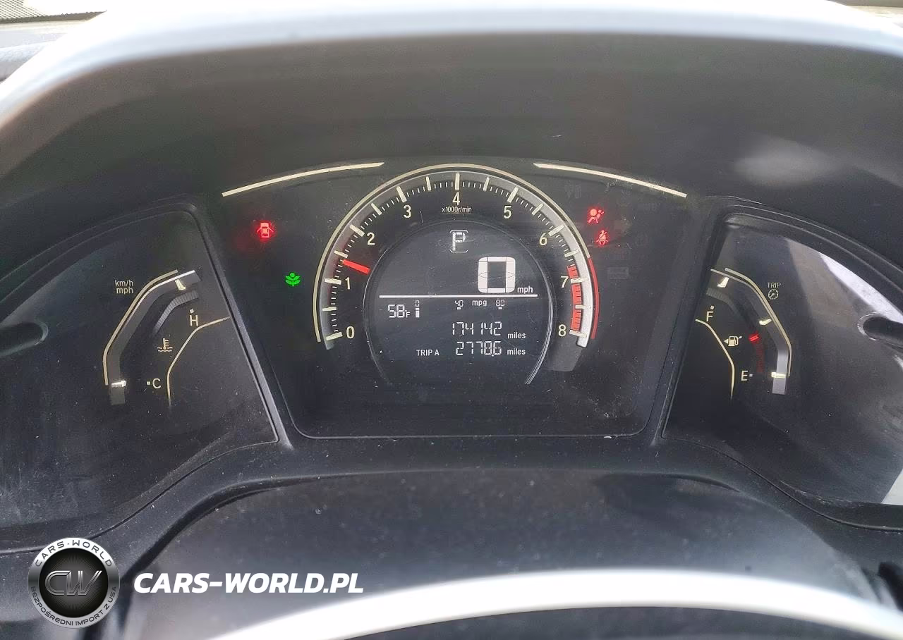 2017 Honda Civic Lx VIN:19XFC2F59HE220482 - 9