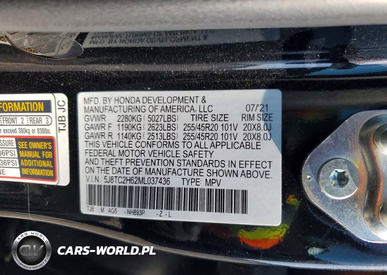 2021 Acura Rdx A-Spec VIN:5J8TC2H62ML037436 - 13