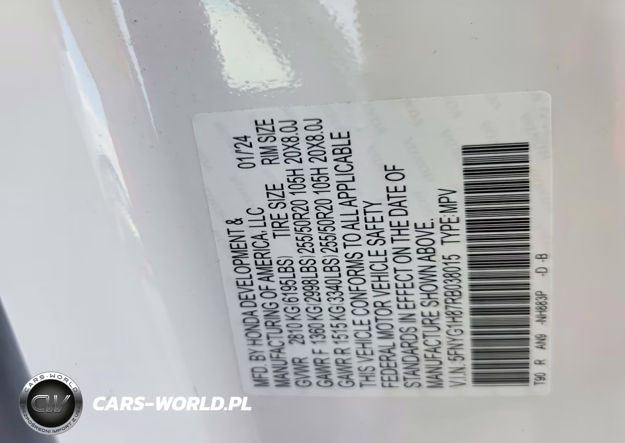 2024 Honda Pilot Elite VIN:5FNYG1H87RB038015 - 13