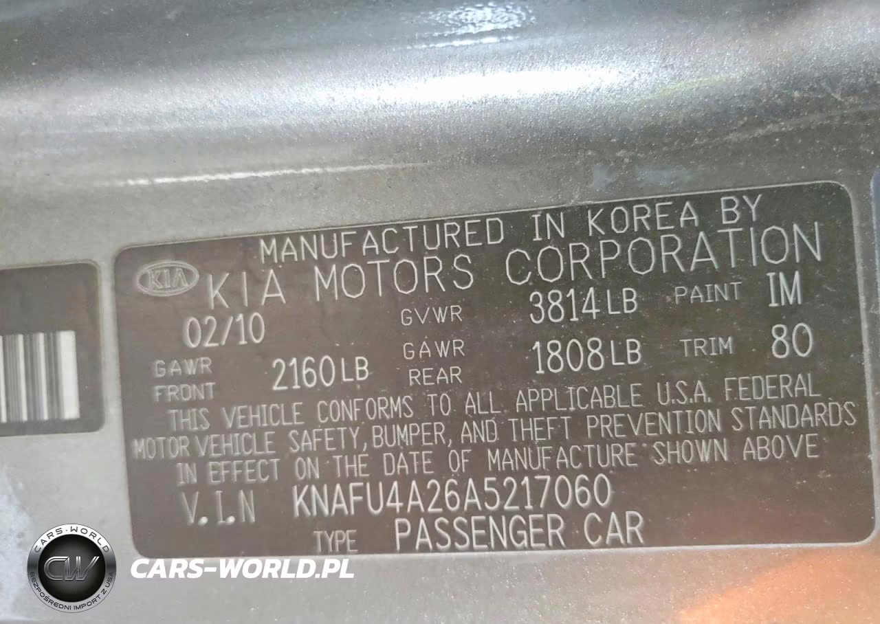 2010 Kia Forte Ex VIN:KNAFU4A26A5217060 - 12