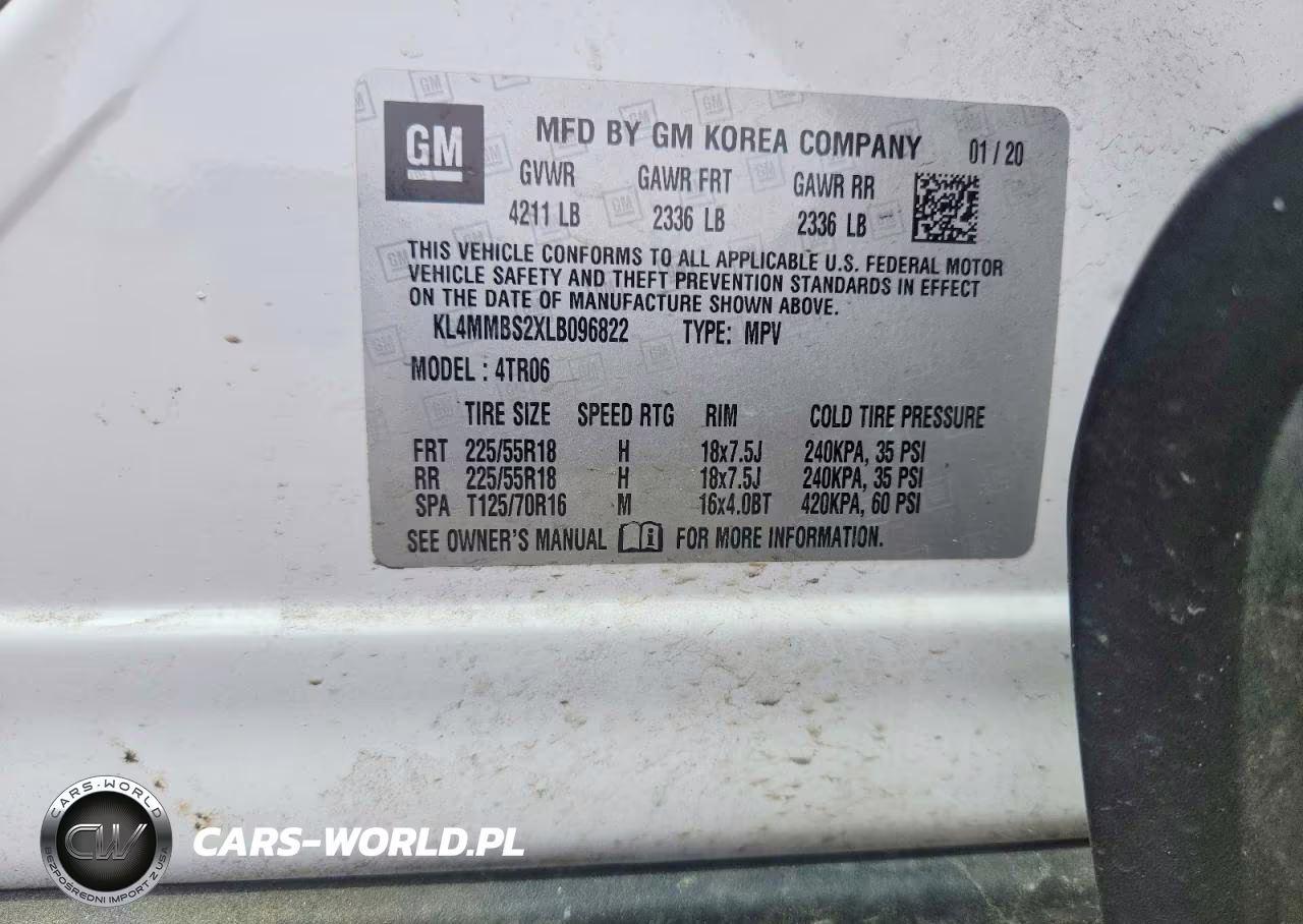2020 Buick Encore Gx Preferred VIN:KL4MMBS2XLB096822 - 13
