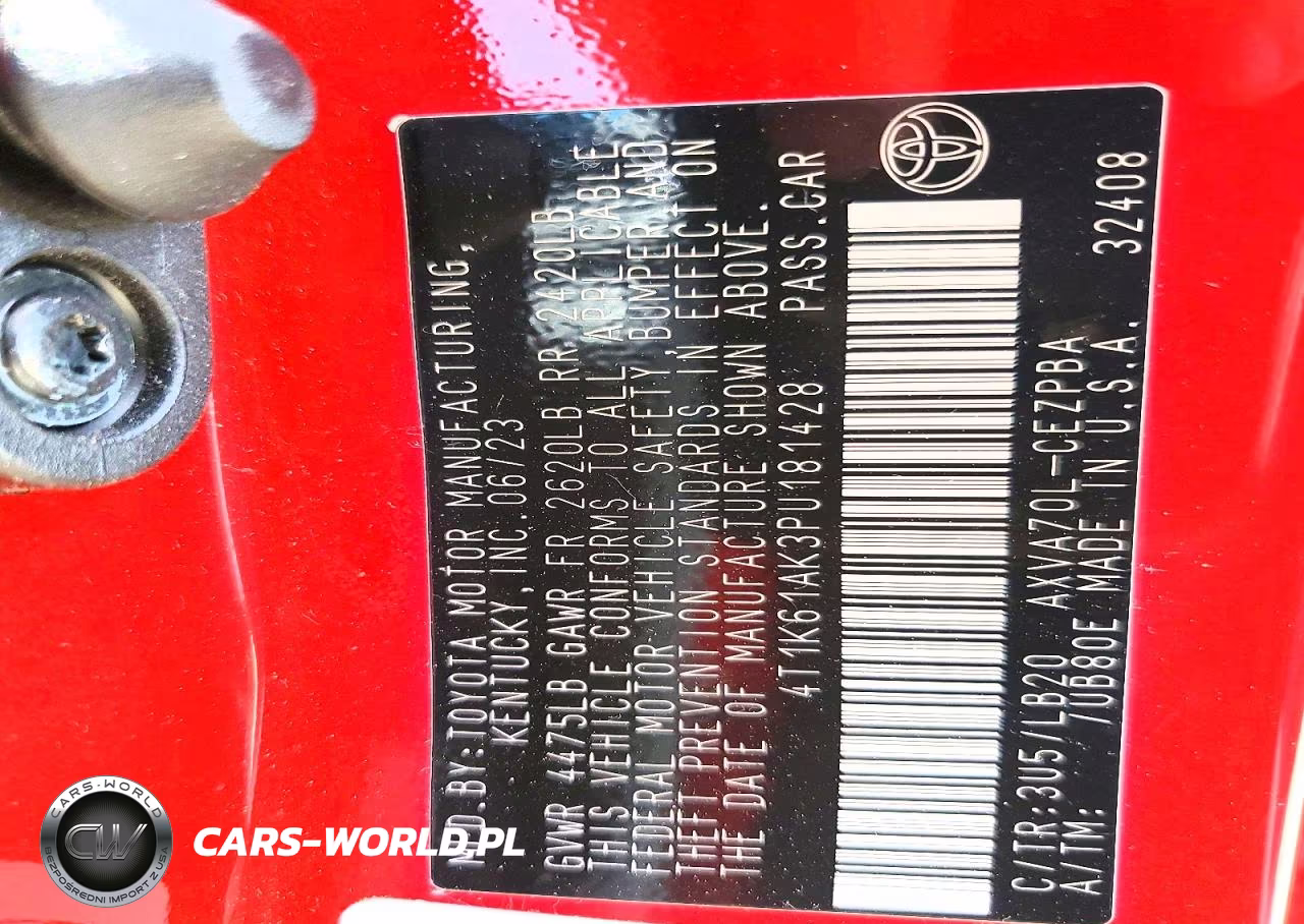 2023 Toyota Camry Xse VIN:4T1K61AK3PU181428 - 12