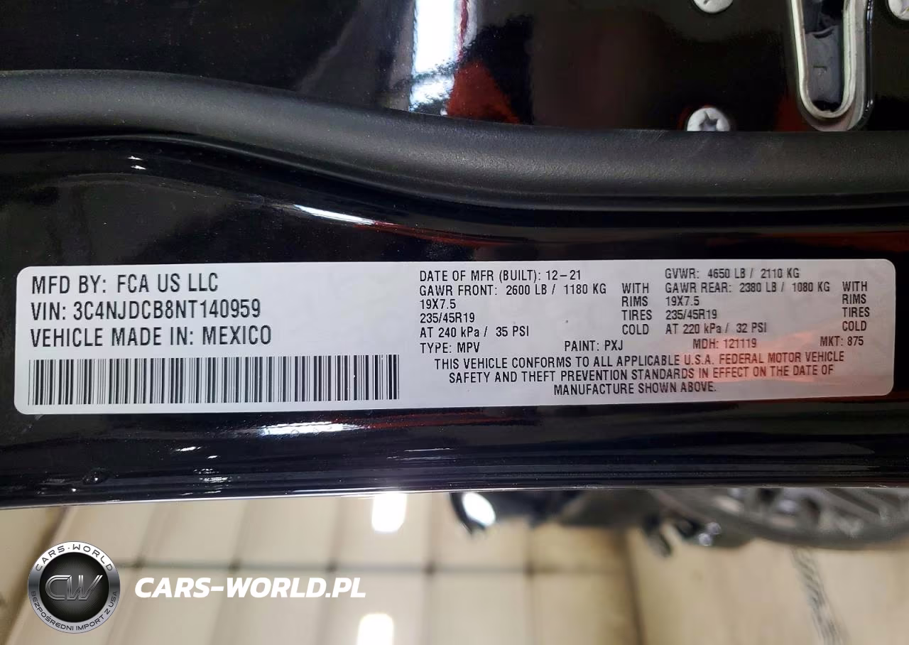 2022 Jeep Compass Limited VIN:3C4NJDCB8NT140959 - 14