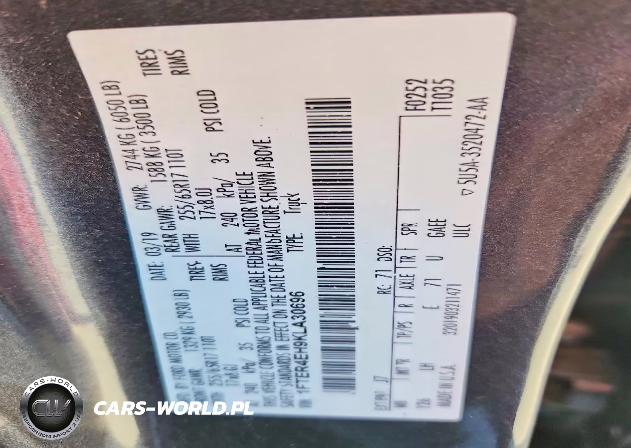 2019 Ford Ranger Xl VIN:1FTER4EH9KLA30696 - 12