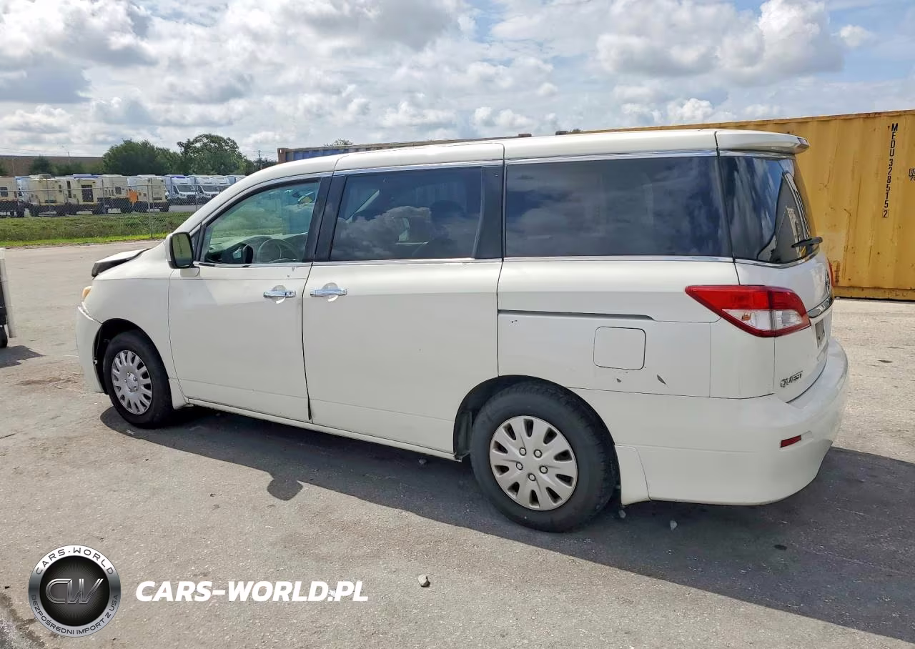 2012 Nissan Quest 3.5 S VIN:JN8AE2KPXC9033846 - 2