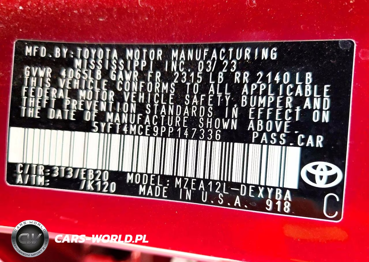 2023 Toyota Corolla Xse VIN:5YFT4MCE9PP147336 - 12
