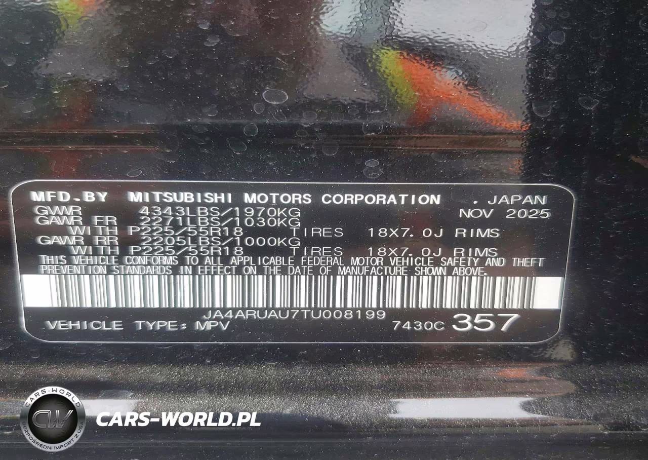 2026 Mitsubishi Outlander Sport S VIN:JA4ARUAU7TU008199 - 14