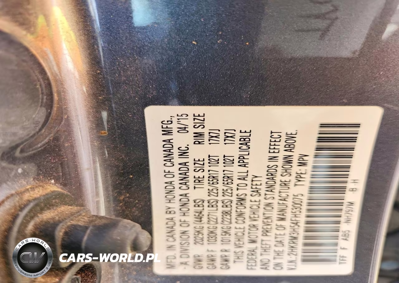 2015 Honda Cr-V Ex VIN:2HKRM3H54FH530075 - 13